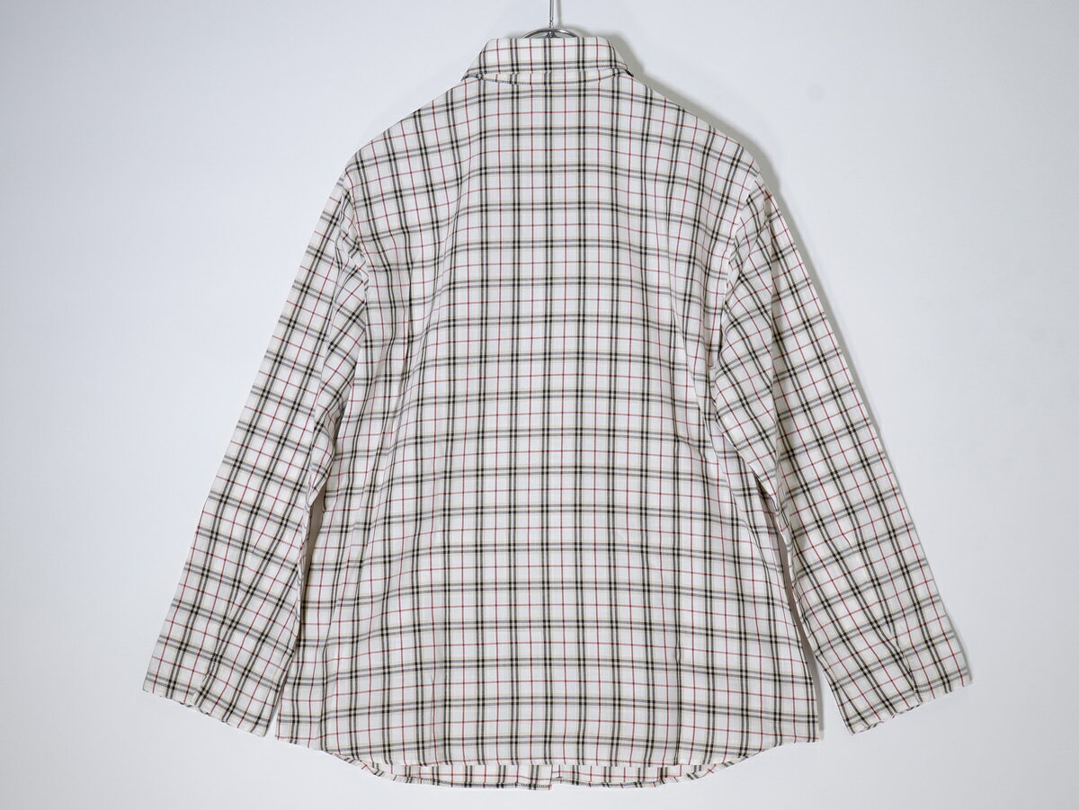 BURBERRY LONDON バーバリー ロンドン ホースマーク刺繍コットンチェックシャツ ブラウス LSHA75036 白 filt-10056998 ブランド古着の買取販売 渋谷FILT サンプル画像3