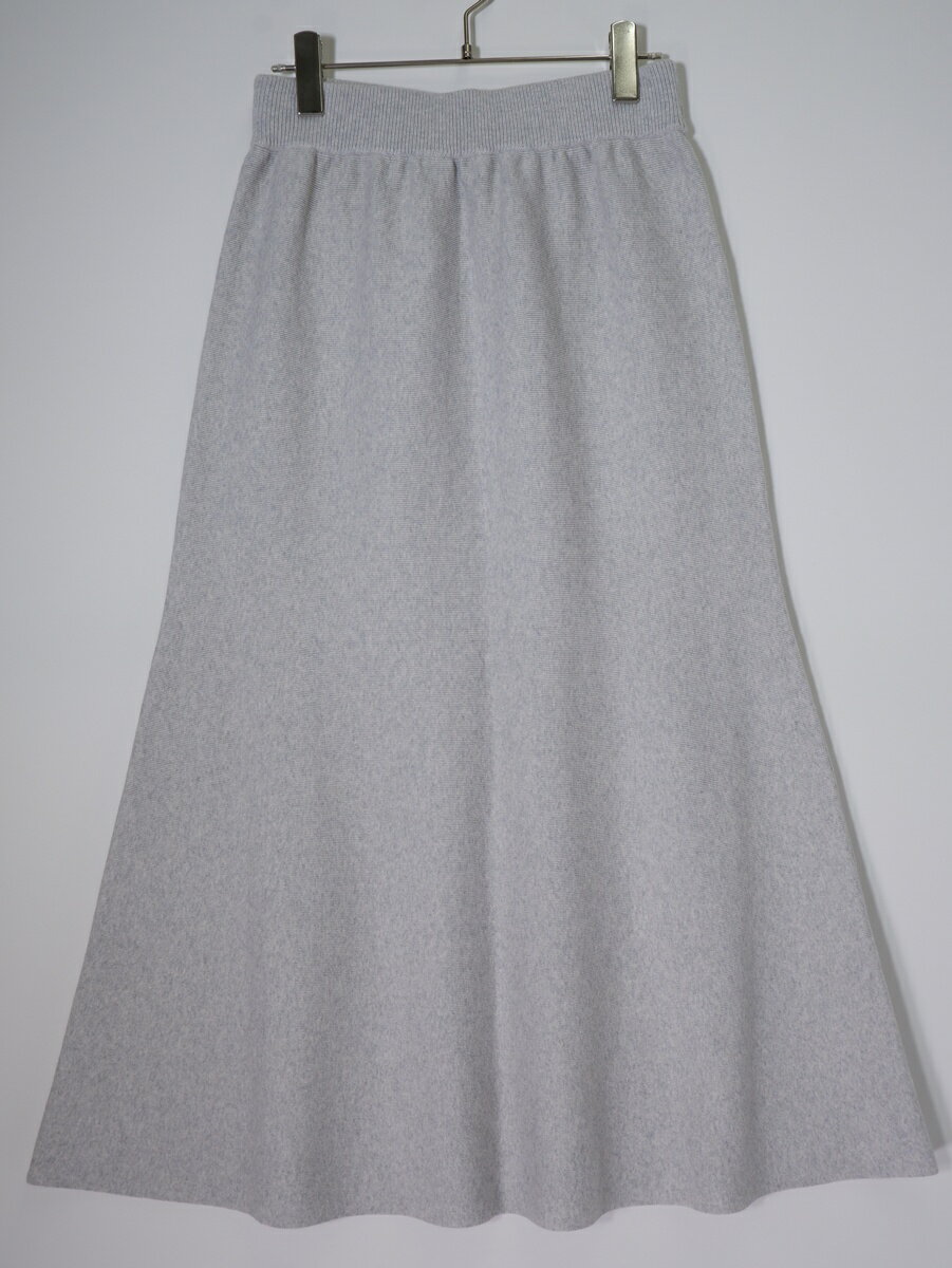 ADOREアドーア 2022AW コットンストレッチ スウェットフレアスカート【LSKA81138】【グレー】【38】【中古】【沖縄.離島以外 送料無料】【DM260310】