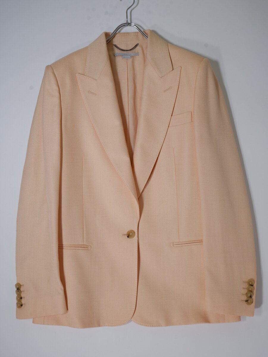 STELLA McCARTNEY���ƥ�ޥå����ȥˡ� 2024ǯ �ԡ����ɥ�ڥ� �֥쥶�� ���㥱�åȡ�LJKA77839�ۡڥ٥ӡ��ԥ󥯡ۡ�36�ۡ�̤���ѡۡڲ���.Υ��ʳ� ����̵���ۡ�DM250415��