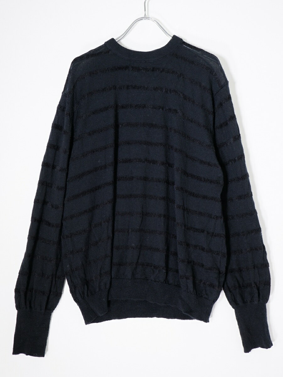 【美品】  L'Appartement / アパルトモン | 2022AW | Border Turtleneck Knit ボーダー タートルネック ニット セーター | フリー | ネイビー / レッド | レディース 美品】 L'Appartement / アパルトモン | 2022AW | Border Turtleneck