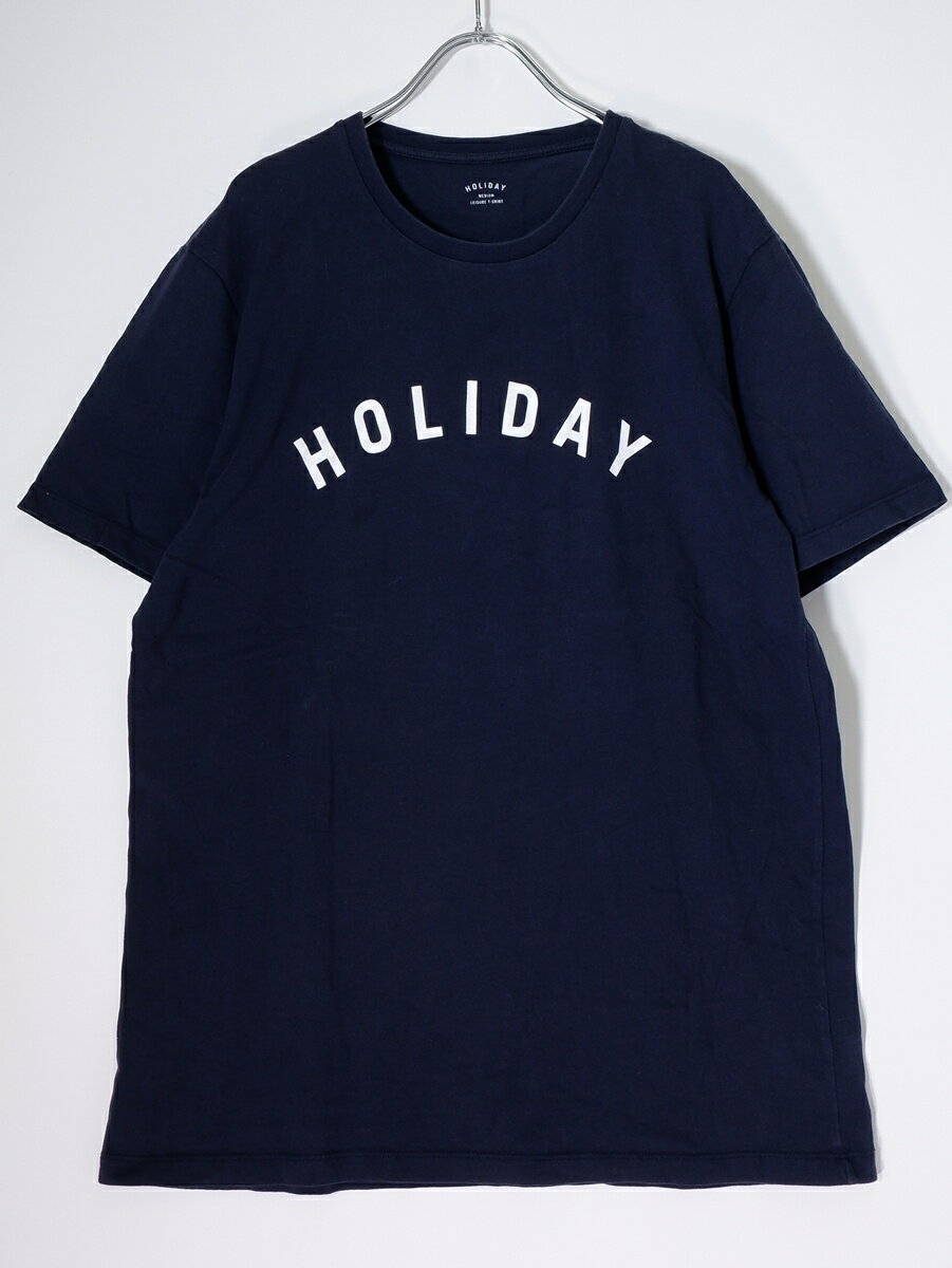 Rakuten - HOLIDAYホリディ L'Appartementアパルトモン購入2020SS HOLIDAY Tee Tシャツ【LTSA81839】【ネイビー】【M】【中古】【沖縄.離島以外 送料無料】【DM260512】