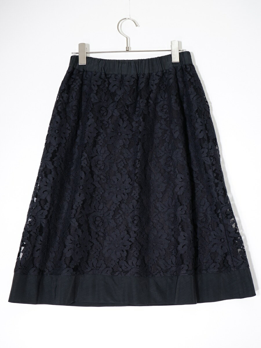 MARINA RINALDIマリナリナルディ 大きいサイズ MARINA SPORT レーススカート【LSKA77940】【ブラック】【13】【中古】【沖縄.離島以外 送料無料】【DM250513】