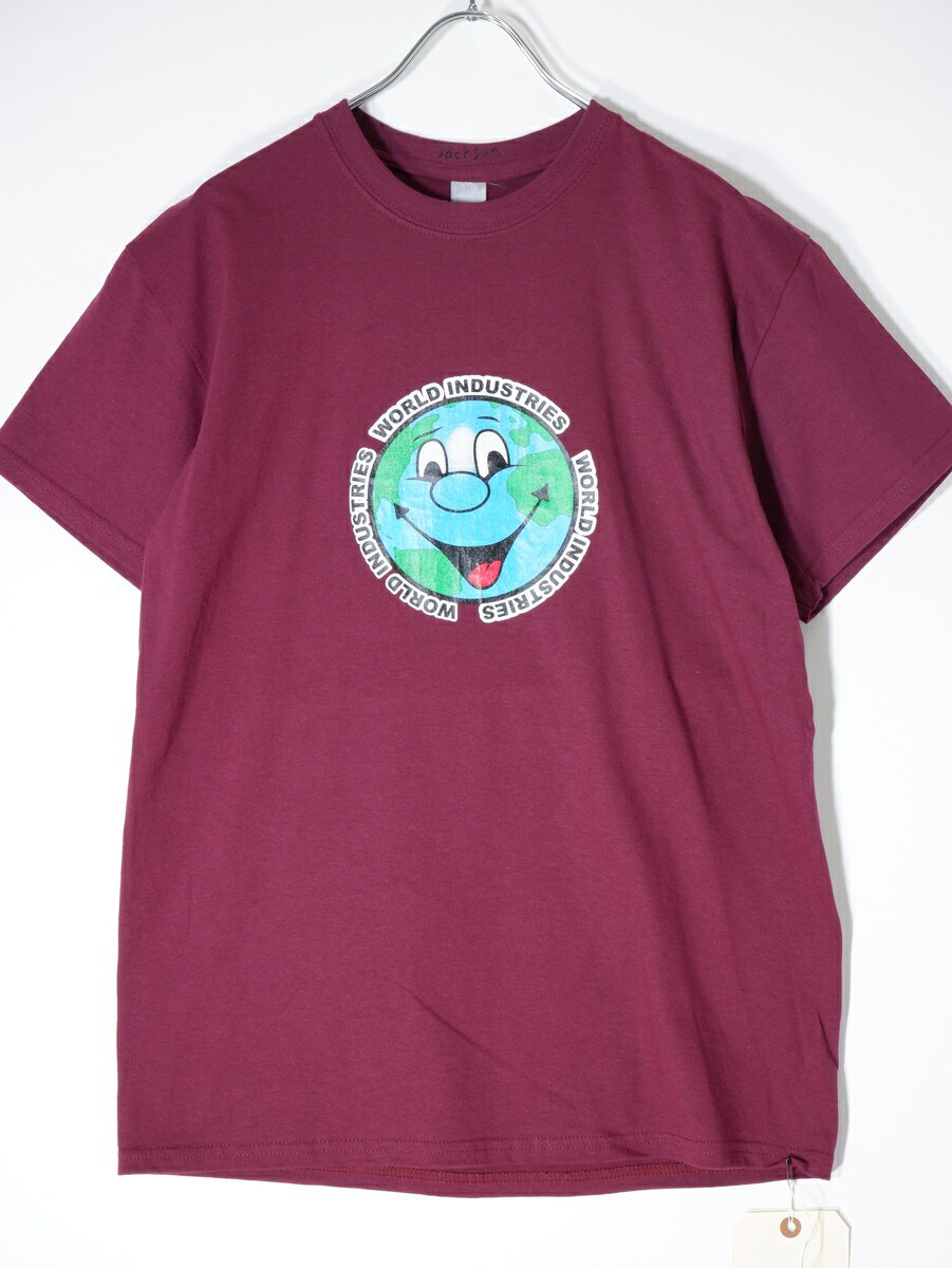 ジャクソンマティスJACKSON MATISSE 2021AW ×World Industries GLOBE Tシャツ新品【MTSA66440】【マルーン】【M】【未使用】【沖縄.離島以外 送料無料】【DM211126】