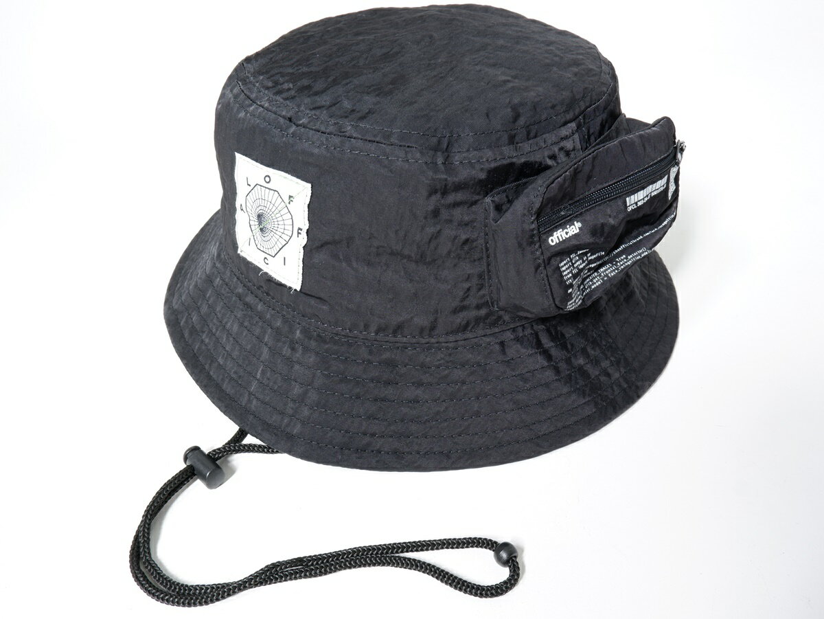 OFFICIALオフィシャル BIO-TRACKER CARGO BUCKETカーゴバケットハット新品【MHWA71042】【ブラック】【フリー】【未使用】【沖縄.離島以外 送料無料】【DM230613】