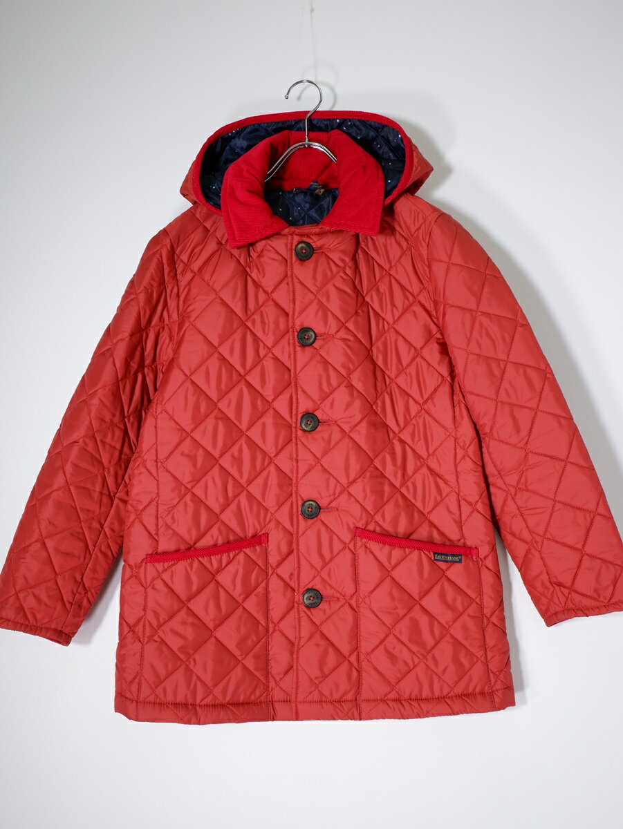 PS Paul Smithピーエス ポールスミス 別注LAVENHAMラベンハム 裏地星座柄 中綿キルティングジャケット【MJKA80743】【レッド】【S】【中古】【沖縄.離島以外 送料無料】【DM260120】