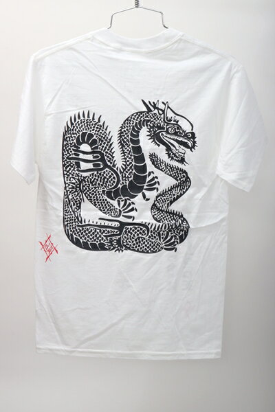 ジャクソンマティスJACKSON MATISSE 2018AW カンフードラゴン Tシャツ新品【MTSA51743】【白】【S】【未使用】【沖縄.離島以外 送料無料】【DM200401】