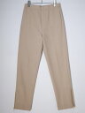 Deuxieme Classeドゥーズィエムクラス 2020SS EVERYDAY I LIKE. スリットテーパードパンツ(2wayギャバ)【LPTA71244】【ベージュ】【36】【中古】【沖縄.離島以外 送料無料】【DM230413】