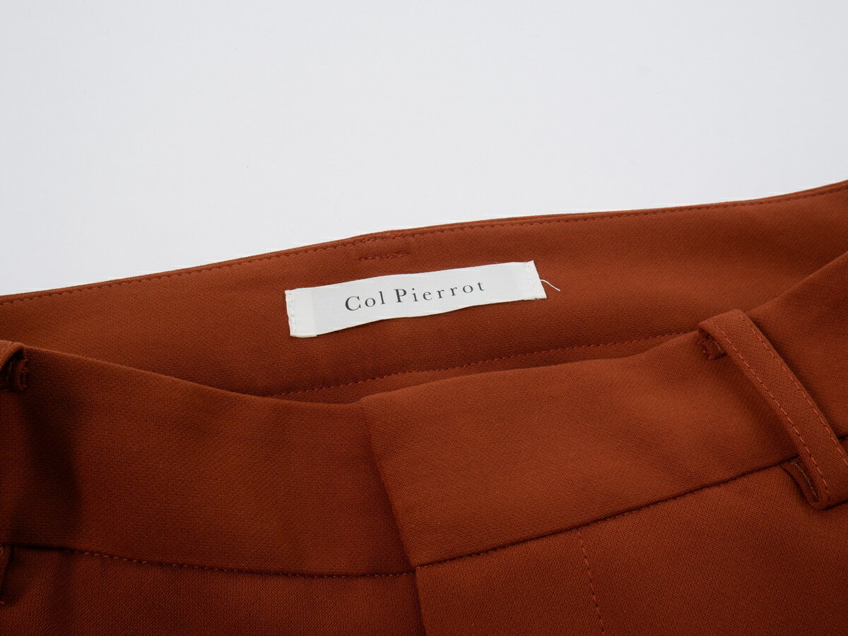 Col Pierrot/コルピエロ 2021AW MUSE de Deuxieme Classe購入 ラインイリセンタープレスパンツ【LPTA75244】【ブラウン】【36】【中古】【沖縄.離島以外 送料無料】【DM240618】