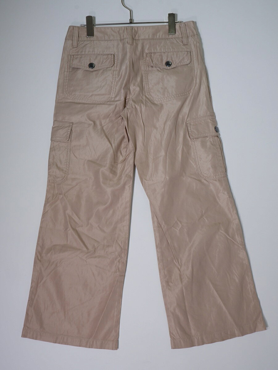 BURBERRY LONDONバーバリー ロンドン 日本製 コットンキュプラサテン カーゴワイドパンツ LPTA80144 やや filt-10062317 ブランド古着の買取販売 渋谷FILT サンプル画像2