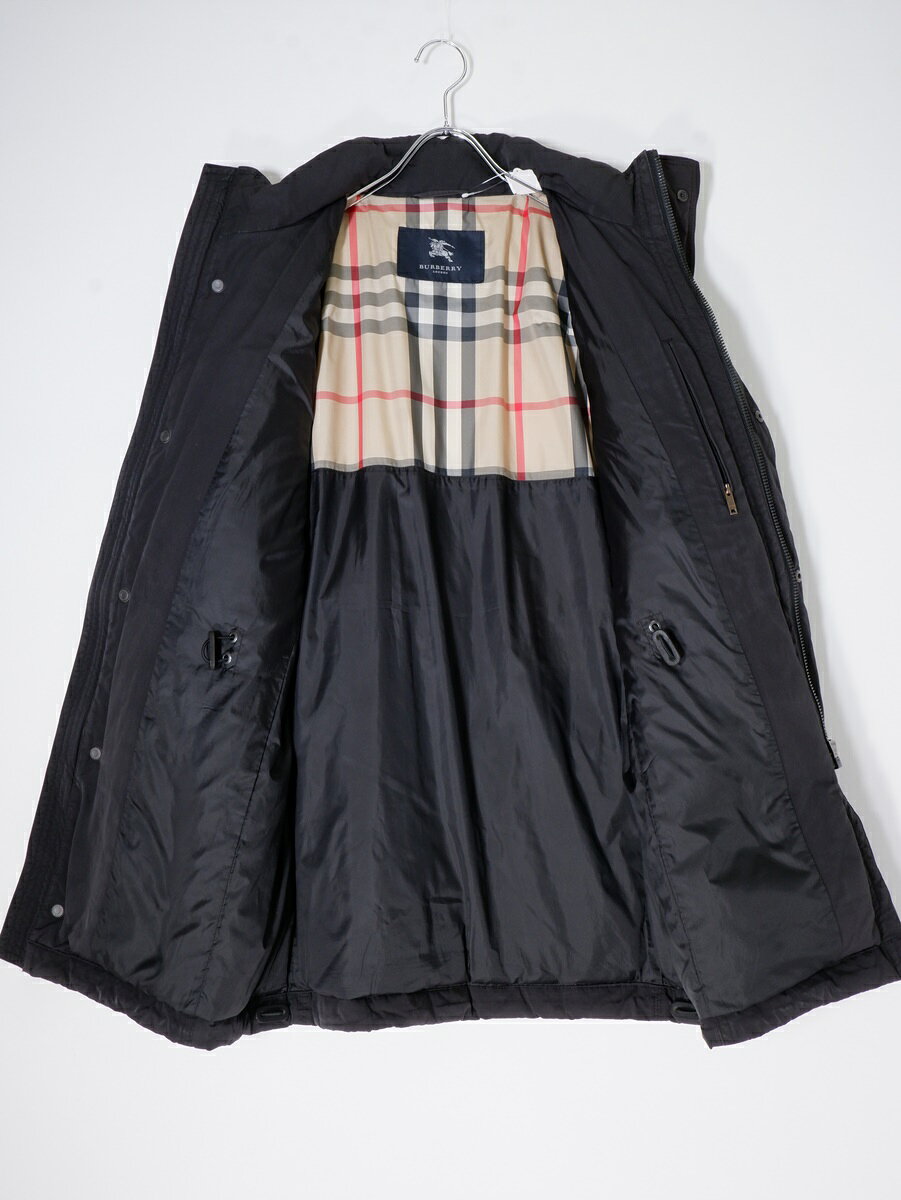 楽天 期間中 ! BURBERRY LONDONバーバリー ロンドン 裏地ビッグチェック 水鳥天然羽毛ダウン ナイロンジャケット filt-10058724 ブランド古着の買取販売 渋谷FILT サンプル画像3