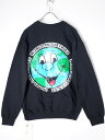 ジャクソンマティスJACKSON MATISSE 2021AW ×World Industries GLOBEスウェット新品【MTSA66444】【ブラック】【...