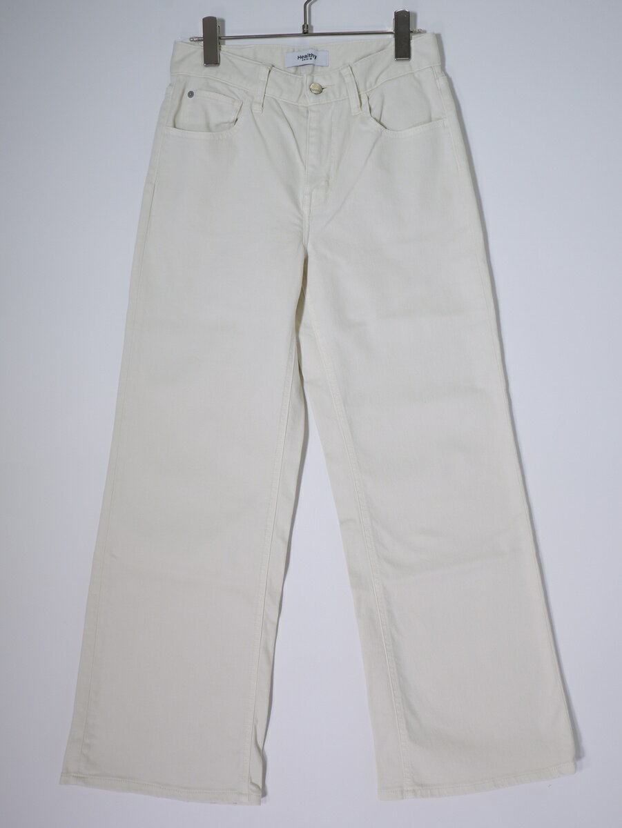 Rakuten - Healthy denimヘルシーデニム Quicheキッシュ デニムパンツ フレアデニム【LDNA82045】【アイボリー】【W23】【中古】【沖縄.離島以外 送料無料】【DM260519】