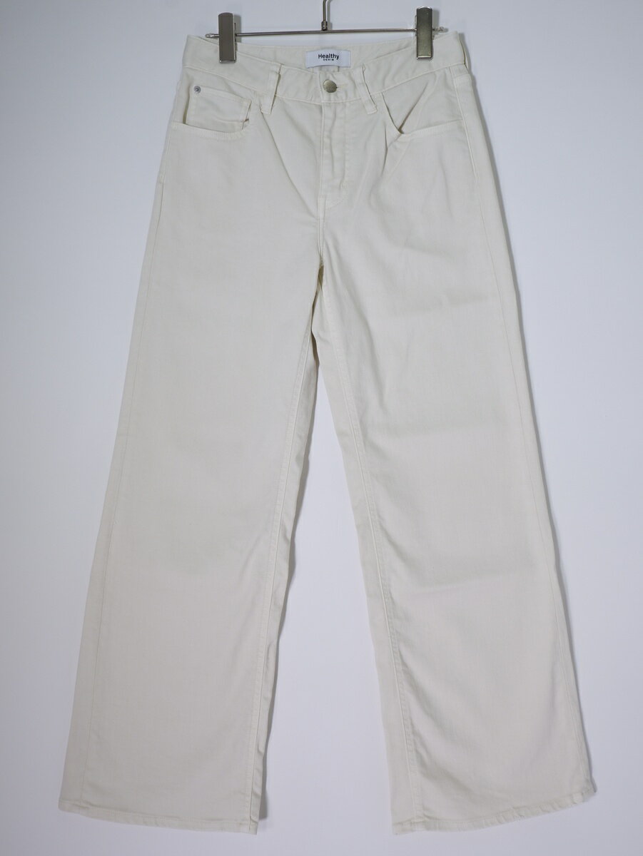 Rakuten - Healthy denimヘルシーデニム Quicheキッシュ デニムパンツ フレアデニム【LDNA82046】【アイボリー】【W23】【中古】【沖縄.離島以外 送料無料】【DM260519】