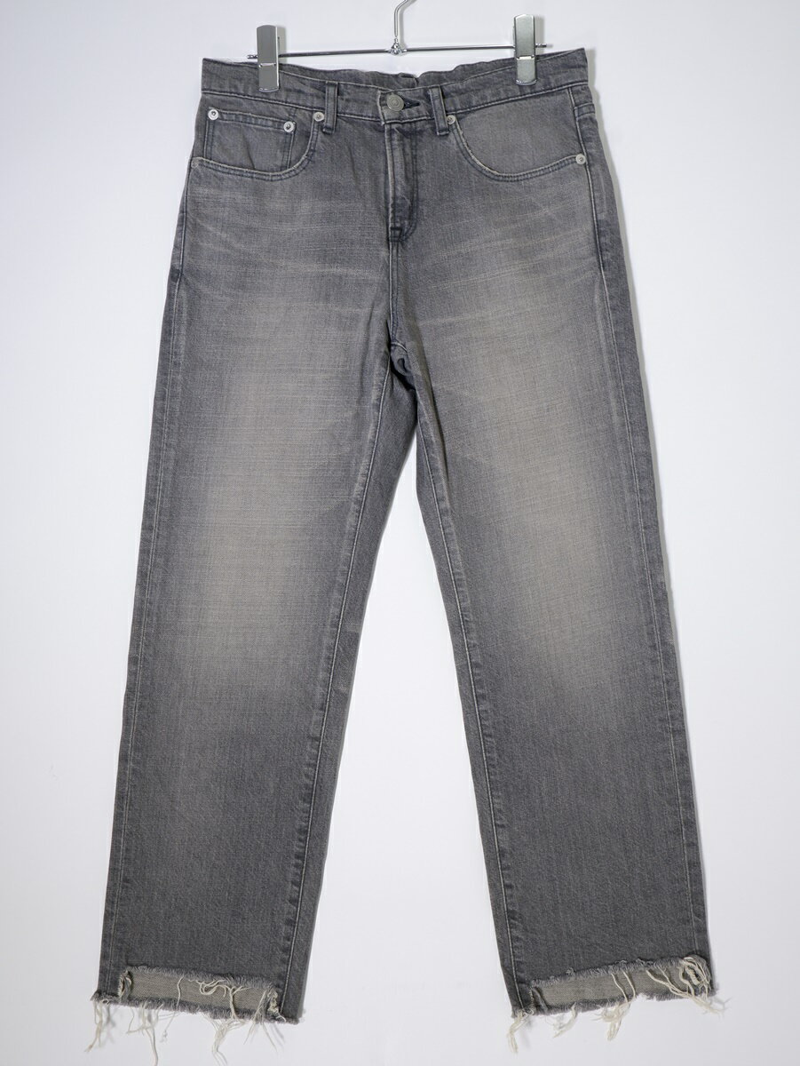 Rakuten - アパルトモンL'Appartement 2018SS BOY Straight DENIMボーイストレートデニム【LDNA72547】【ブラック】【34】【中古】【沖縄.離島以外 送料無料】【DM230908】