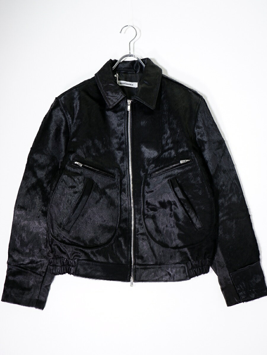 Rakuten - NO MAINTENANCEノーメンテナンス 2025AW Aero Cow Fur Leather Jacket牛革カウ ファー レザージャケット新品【MJKA80347】【ブラック】【M】【未使用】【沖縄.離島以外 送料無料】【DM251216】