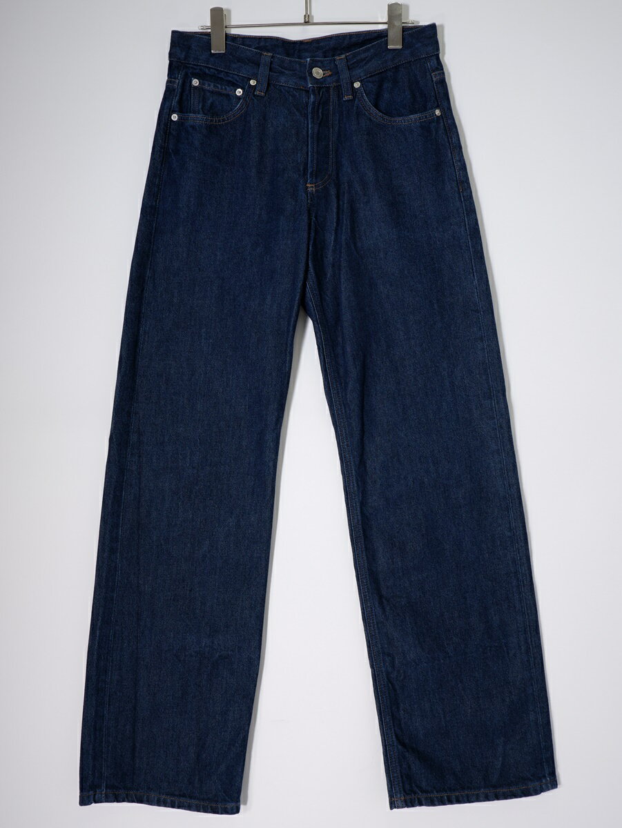 Massimo Duttiマッシモドゥッティ 5036/935 Mid-rise wide-leg full length jeansユニセックス ミッドライズ ワイドレッグデニム【LDNA79548】【インディゴ】【ユーロ36】【中古】【沖縄.離島以外 送料無料】【DM251007】