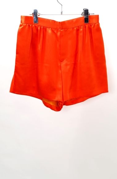 Drawerドゥロワー シルクギャザーショートパンツ【LHPA33748】【オレンジ】【38】【中古】【沖縄.離島以外 送料無料】【DM190212】