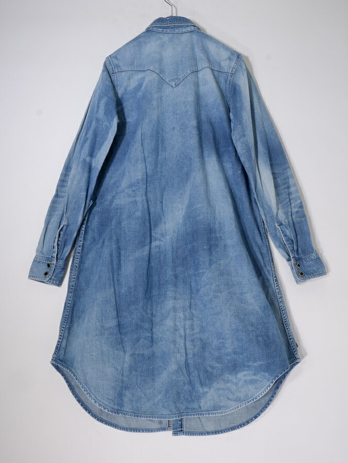 KAPITALキャピタル デニムウエスタンシャツワンピース【LOPA77348】【インディゴウォッシュ】【1】【中古】【沖縄.離島以外 送料無料】【DM250204】