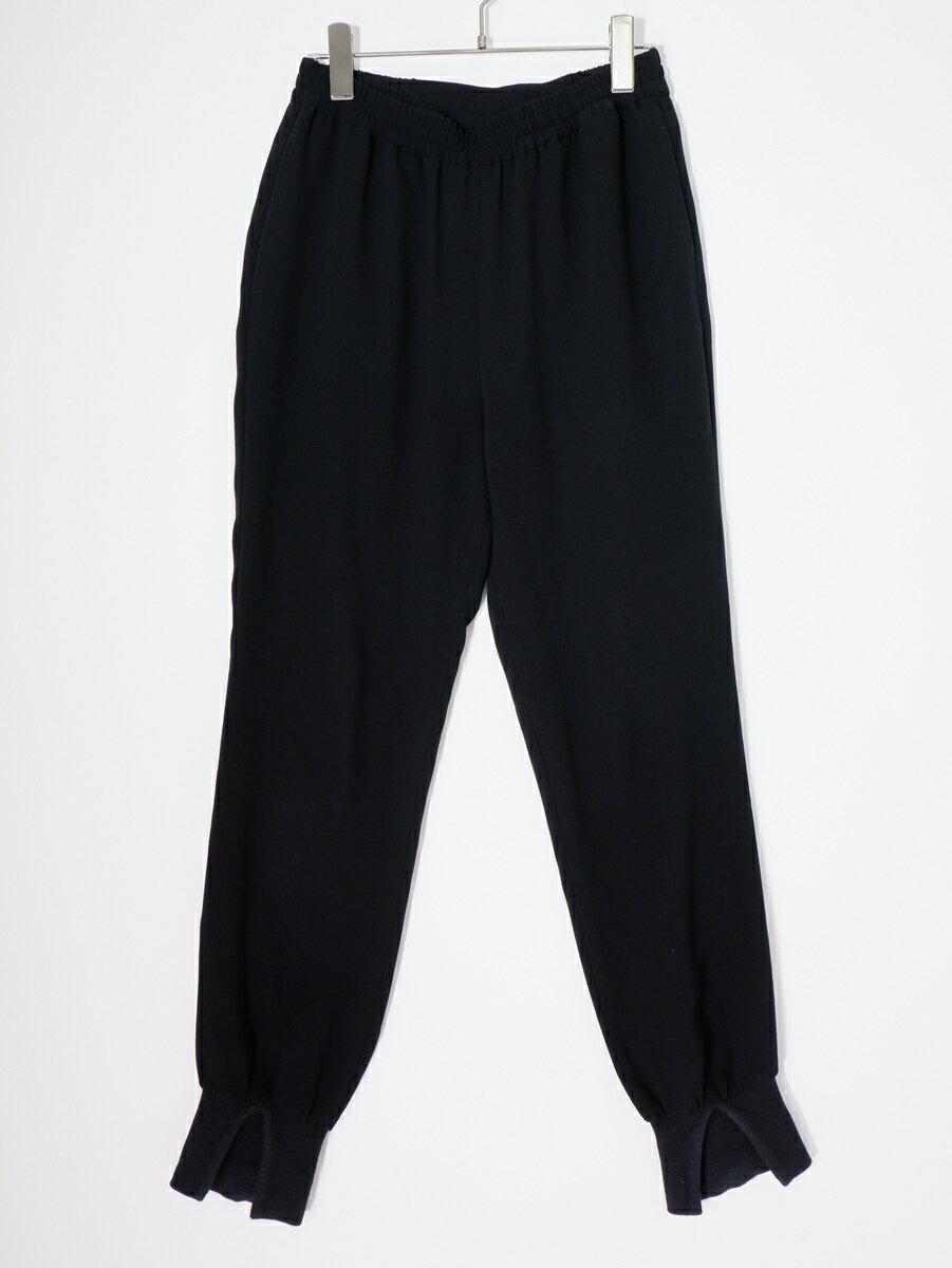 Rakuten - Col Pierrotコルピエロ L'Appartementアパルトモン購入Rib pantsリブパンツ【LPTA82250】【ブラック】【36】【中古】【沖縄.離島以外 送料無料】【DM260602】
