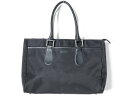 Paul Smithポールスミス 裏地パープル ナイロン×レザートートバッグ ビジネスバッグ【LBGA69751】【ブラック】【-】【中古】【沖縄.離島以外 送...
