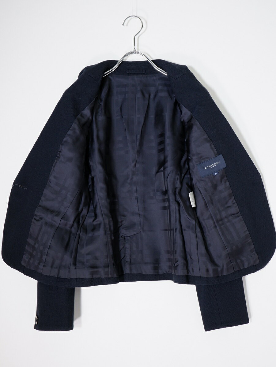 BURBERRY LONDONバーバリー ロンドン 日本製 裏地シャドーチェック コットンウール ポップサックジャケット LJK filt-10064310 ブランド古着の買取販売 渋谷FILT サンプル画像3
