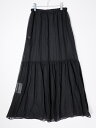 Deuxieme Classeドゥーズィエムクラス 2023SS Sheer マキシスカート(Sheer Maxi Skirt)新品【LSKA77751】【ブラック】【フリー】【未使用】【沖縄.離島以外 送料無料】【DM250401】