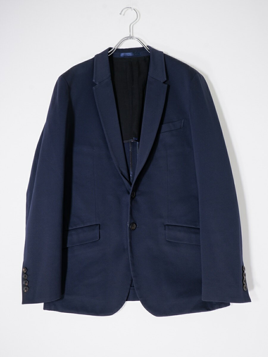 Rakuten - PS Paul Smithピーエス ポールスミス コットンポリエステルジャージー2Bテーラードジャケット【MJKA77451】【ネイビー】【M】【中古】【沖縄.離島以外 送料無料】【DM250304】