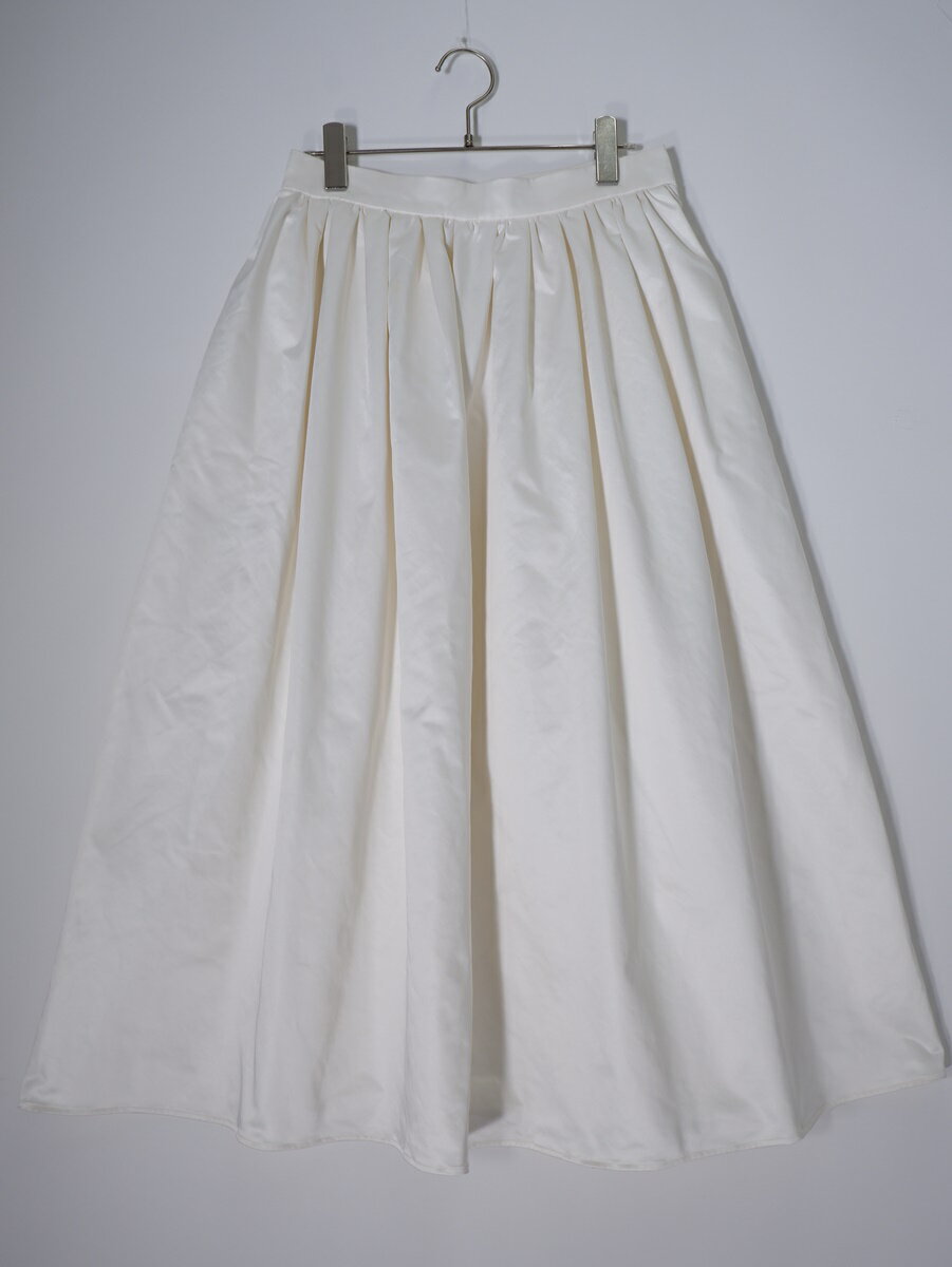 Deuxieme Classeドゥーズィエムクラス 2023AW EVERY DAY I LIKE. New Dramatic スカート【LSKA78852】【ホワイト】【38】【中古】【沖縄.離島以外 送料無料】【DM250812 】