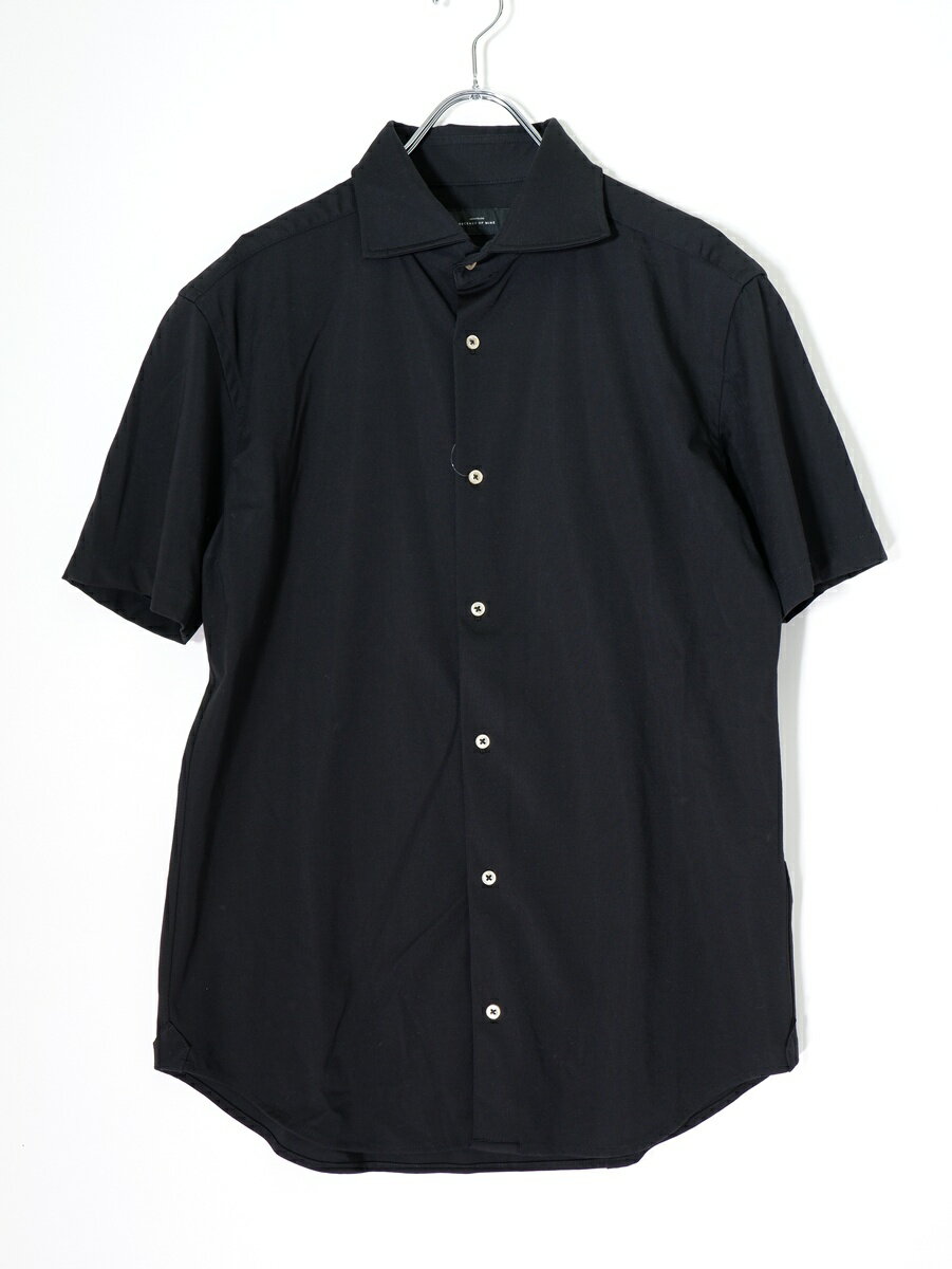 Rakuten - ABAHOUSE RECENCY OF MINEアバハウス リーセンシィ オブ マイン 2025SS 接触冷感 アイスピケ ストレッチ 半袖シャツ FLEX SHIRTS【MTSA82455】【ブラック】【48】【中古】【沖縄.離島以外 送料無料】【DM260616】