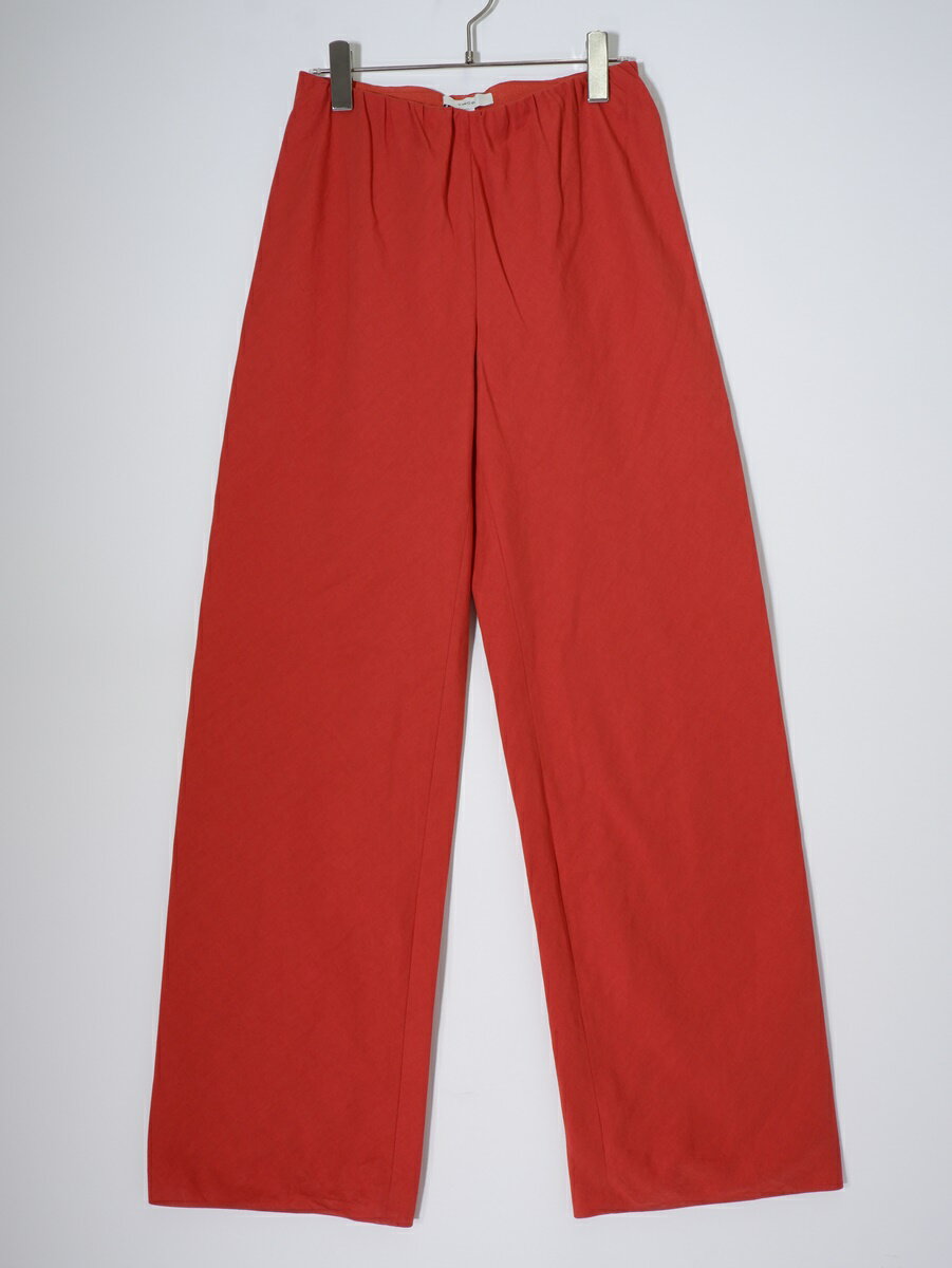 VINCE.ヴィンス 2025 スラブ織りワイドレックパンツ【LPTA79556】【オレンジ】【XS】【中古】【沖縄.離島以外 送料無料】【DM251007】