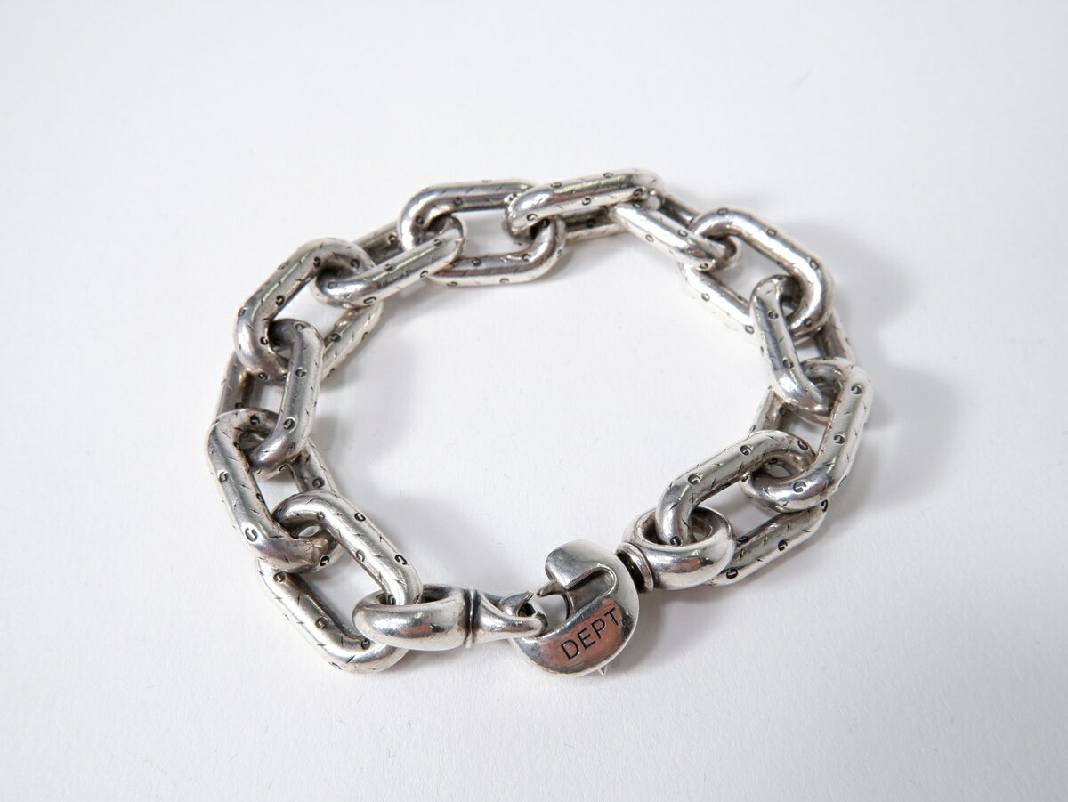 GALLERY DEPT.ギャラリーデプト ×LONE ONESロンワンズ G Link Braceletシルバー925 Gリンクブレスレット【MACA82056】【シルバー】【M】【中古】【沖縄.離島以外 送料無料】【DM260519】