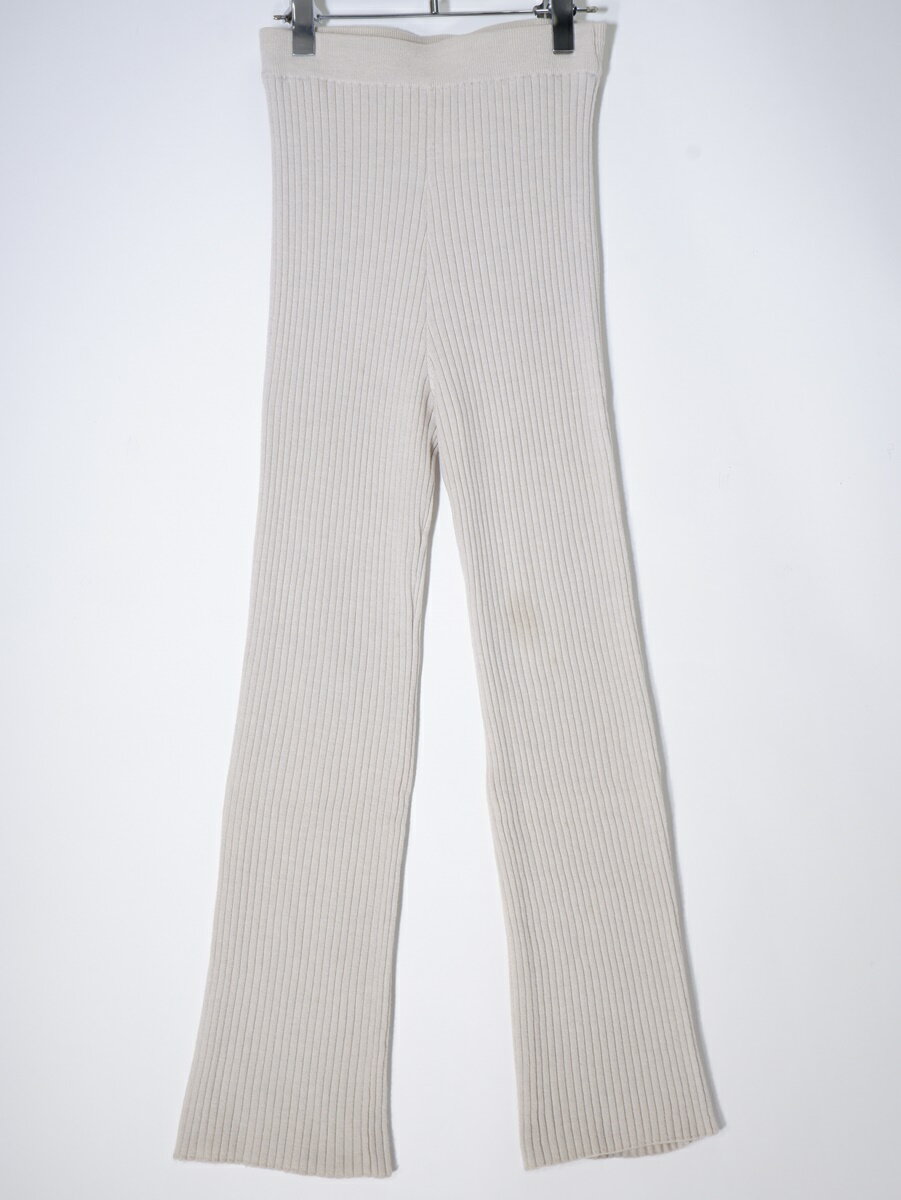 エディットフォールルEDIT.FOR LULU LULU ON THE BRIDGE リブニットパンツ【LPTA69557】【ベージュ】【フリー】【中古】【沖縄.離島以外 送料無料】【DM221018】
