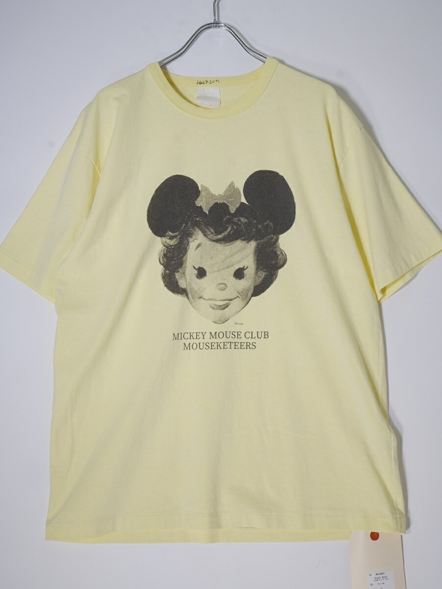 ジャクソンマティス8分袖 ミッキーマウススウェット Lサイズ JACKSON