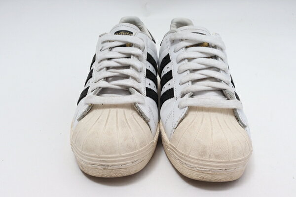 adidasアディダス AP STUDIO(アパルトモンL'Appartement)購入SUPERSTAR 80sスーパースター80sスニーカーG61070【LFWA61558】【白黒】【US4.5(22.5cm)】【中古】【2点以上同時購入で送料無料】【DM201024】