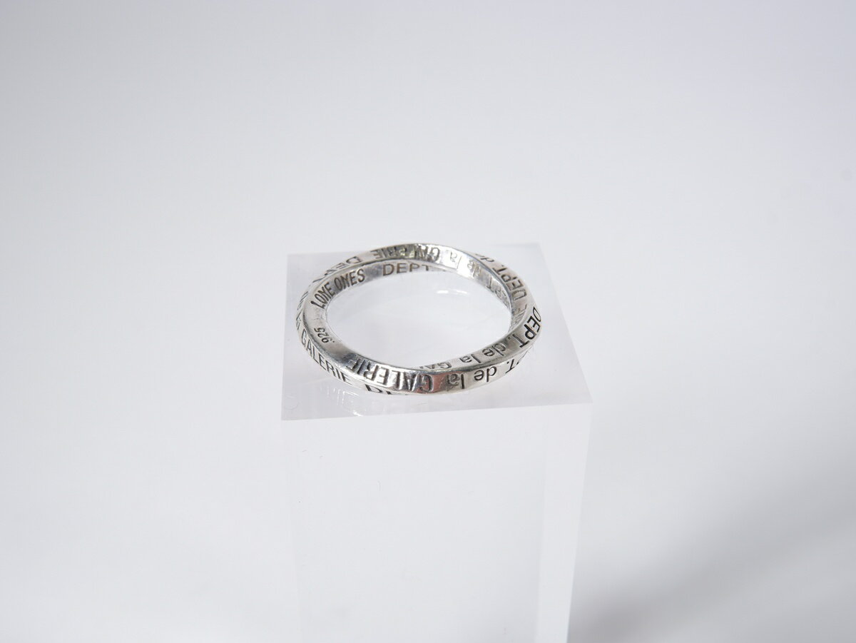 Rakuten - GALLERY DEPT.ギャラリーデプト ×LONE ONESロンワンズ INFINITY RING シルバー925 インフィニティ リング【MACA82058】【シルバー】【SIZE10(20.5号)】【中古】【沖縄.離島以外 送料無料】【DM260519】