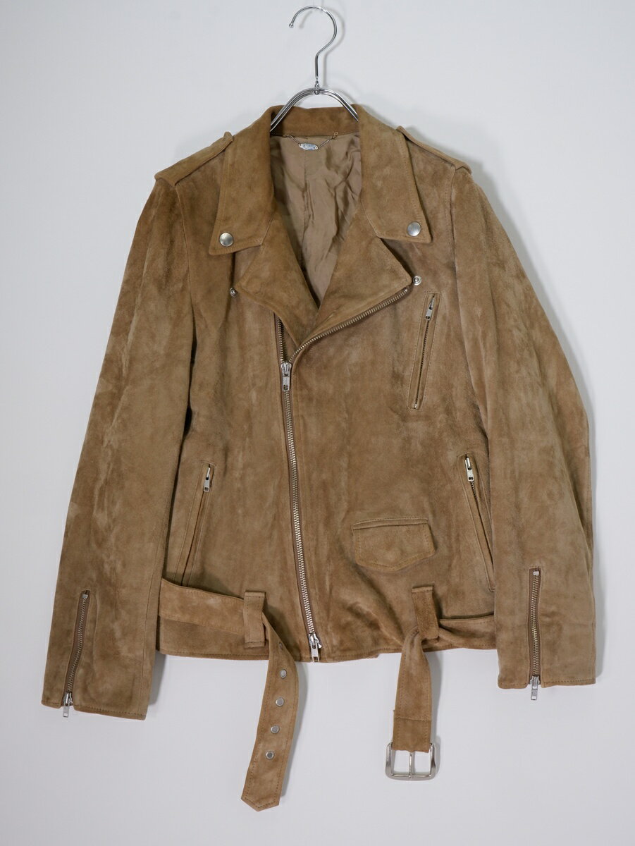 Lisiere L'Appartementリジエール アパルトモン Goat Suede Ridersゴートスエード ライダース ジャケット