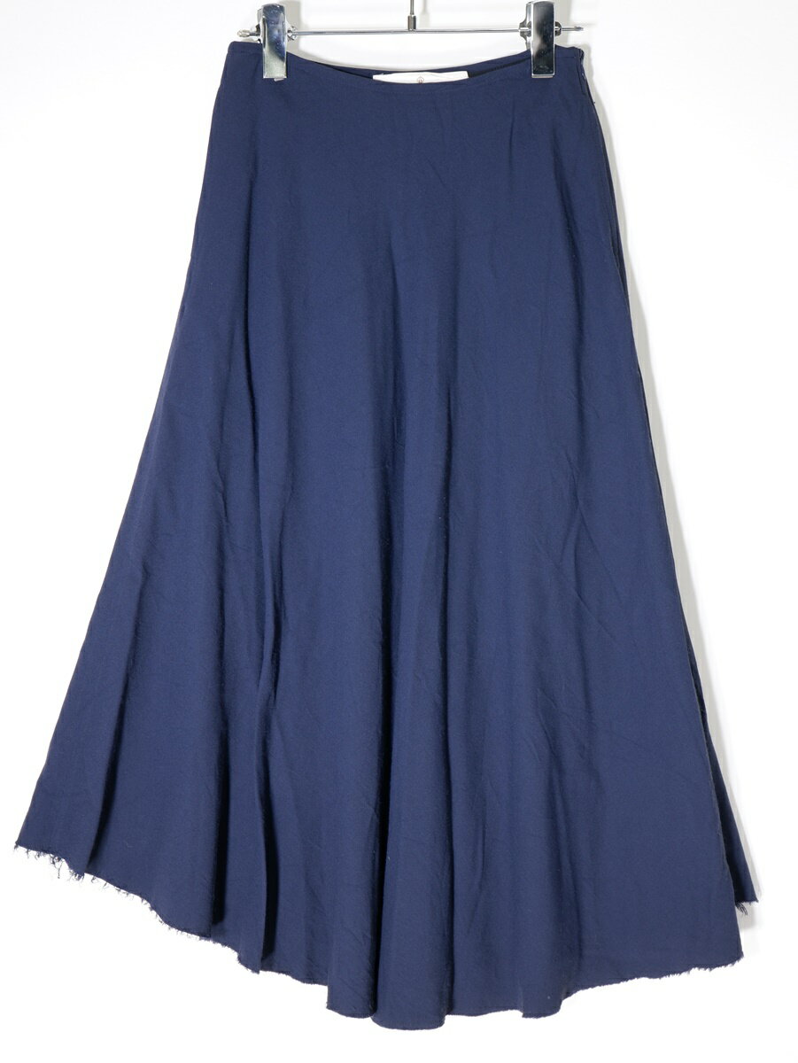 ゴールデングースGOLDEN GOOSE トゥモローランド購入カットオフボリュームスカート【LSKA69059】【ネイビー】【XS】【中古】【沖縄.離島以外 送料無料】【DM220821】