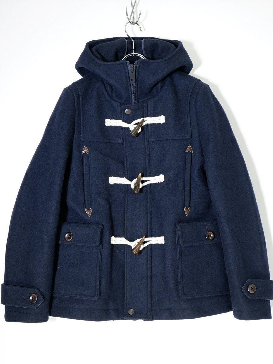 RUDE GALLERYルードギャラリー 2016AW DUFFLE COAT SHORT ウールメルトンダッフルコート【MCTA70559】【NAVY】【2】【中古】【沖縄.離島以外 送料無料】【DM230124】