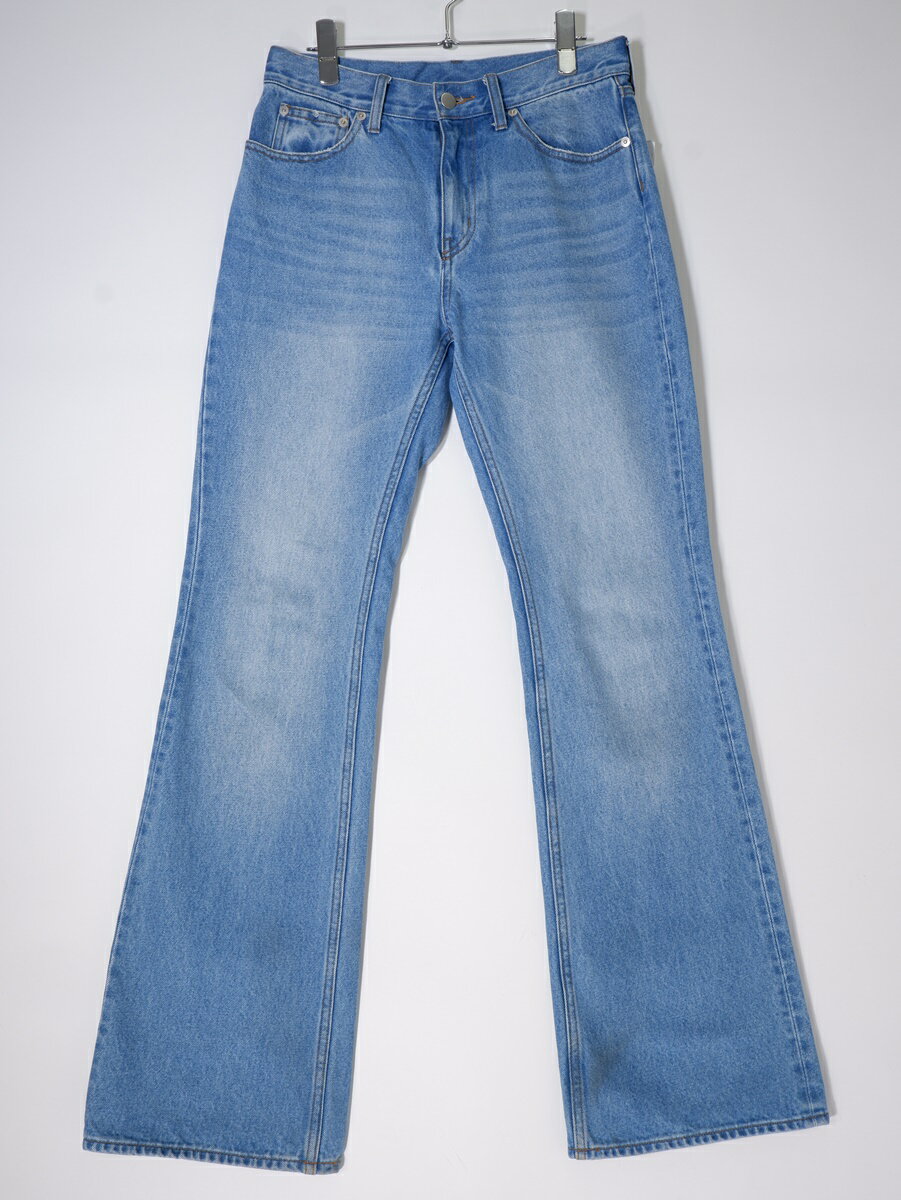 ATTISESSIONアティセッション 2024AWフレア デニムパンツ【LDNA76561】【インディゴ】【38】【中古】【沖縄.離島以外 送料無料】【DM241210】