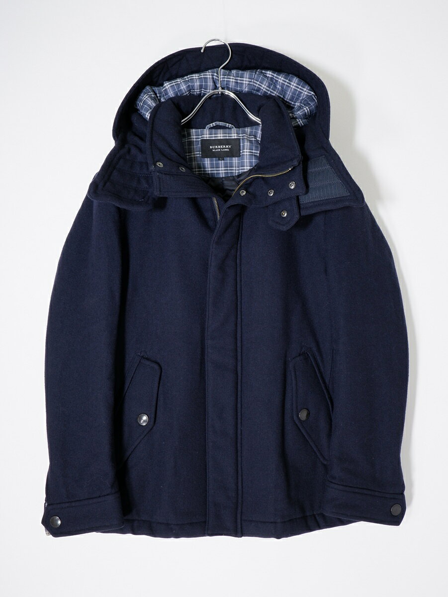 BURBERRY BLACK LABELバーバリー ブラックレーベル 羊毛メルトンウール ミリタリー中綿ショートモッズコート M filt-10065649 ブランド古着の買取販売 渋谷FILT パッケージ画像