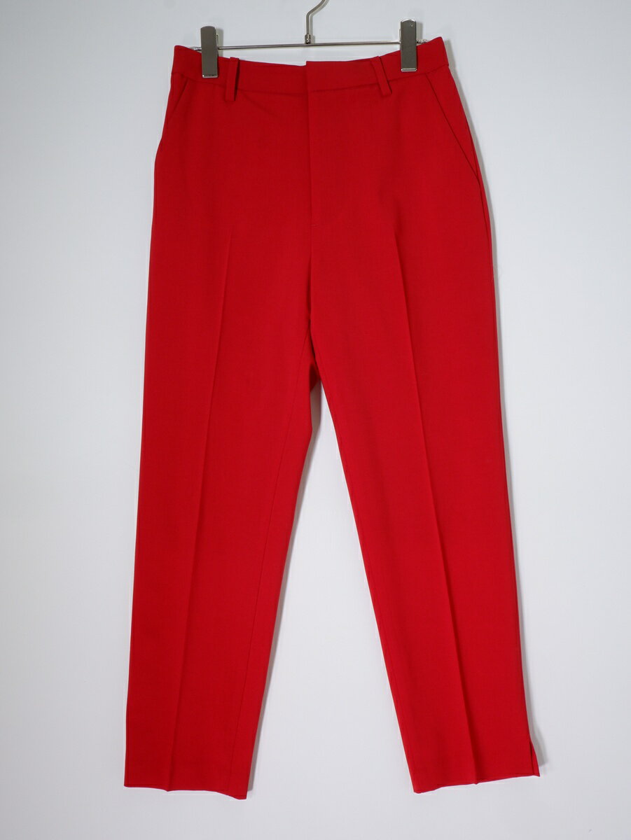 Rakuten - Lisiere L'Appartementリジエール アパルトモン 2024AW Cigarette Pantsシガレットパンツ【LPTA82163】【レッド】【34】【中古】【沖縄.離島以外 送料無料】【DM260519】
