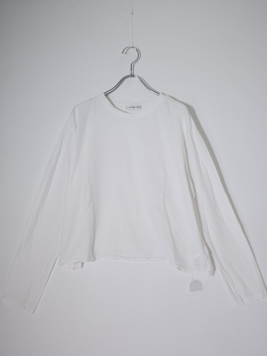 GREY CHORDグレイコード L'Appartementアパルトモン購入2024SS Longsleeve TeeロングスリーブTシャツ【LTSA81163】【ホワイト】【1】【中古】【沖縄.離島以外 送料無料】【DM260310】