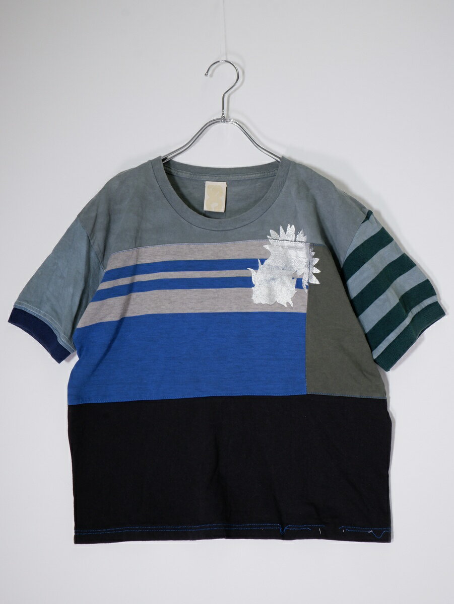 SC103エスシー103Sophie Andes-Gascon リメイク パッチワークTシャツ