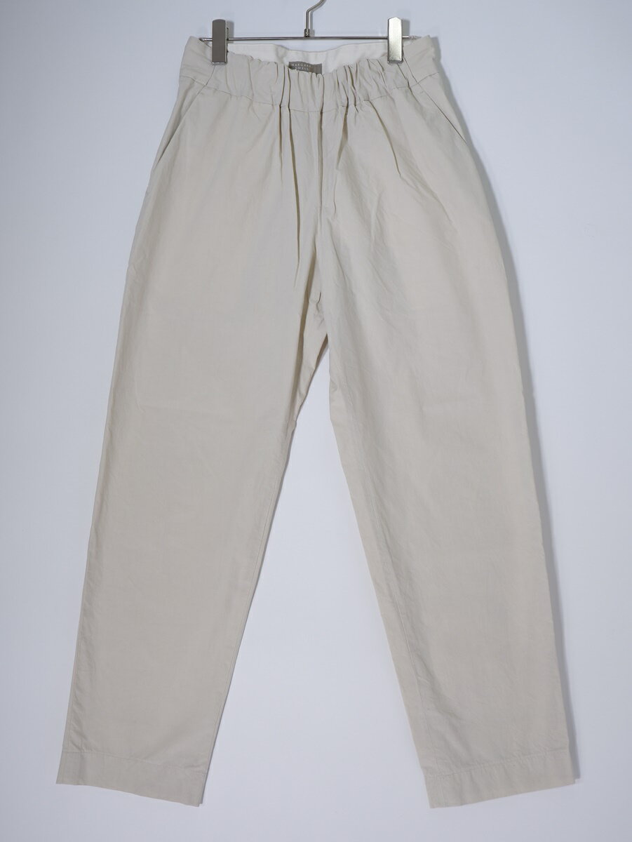 MARGARET HOWELLマーガレットハウエル 2022 PLAIN COTTON SILK コットンシルク ドローコードトラウザーズ パンツ【LPTA78764】【Putty】【1】【中古】【沖縄.離島以外 送料無料】【DM250812 】