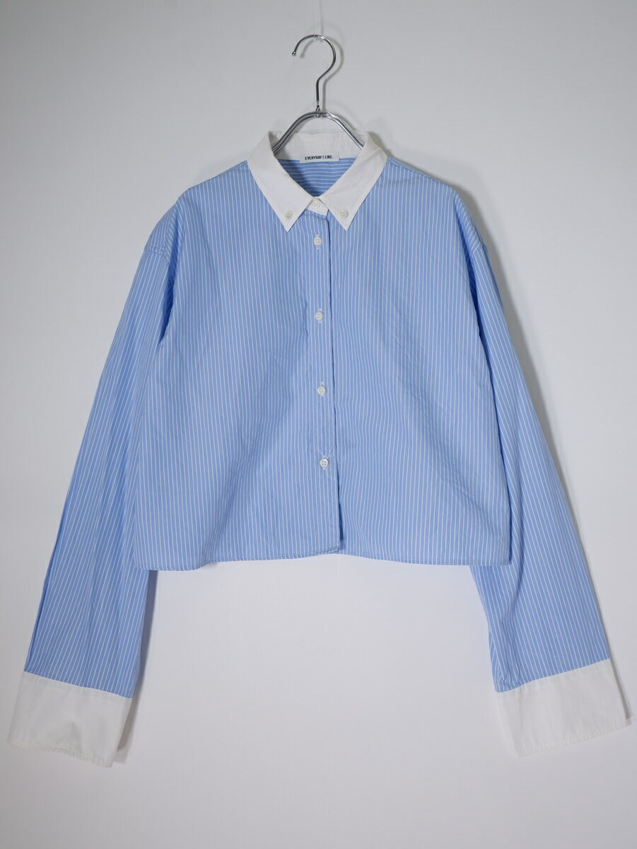 Rakuten - 【楽天スーパーSALE期間中ポイント5倍!】Deuxieme Classeドゥーズィエムクラス 2023SS EVERYDAY I LIKE. Cropped BD シャツ（クレリック）【LSHA81364】【ブルー】【F】【中古】【沖縄.離島以外 送料無料】【DM260331】
