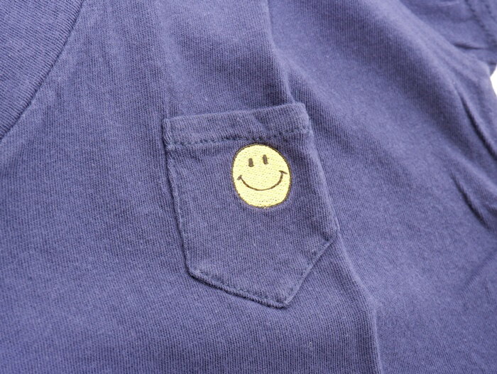 ジャクソンマティスJACKSON MATISSE スマイル刺繍VネックTシャツ新品【LTSA52164】【ネイビー】【S】【未使用】【沖縄.離島以外 送料無料】【DM230418】