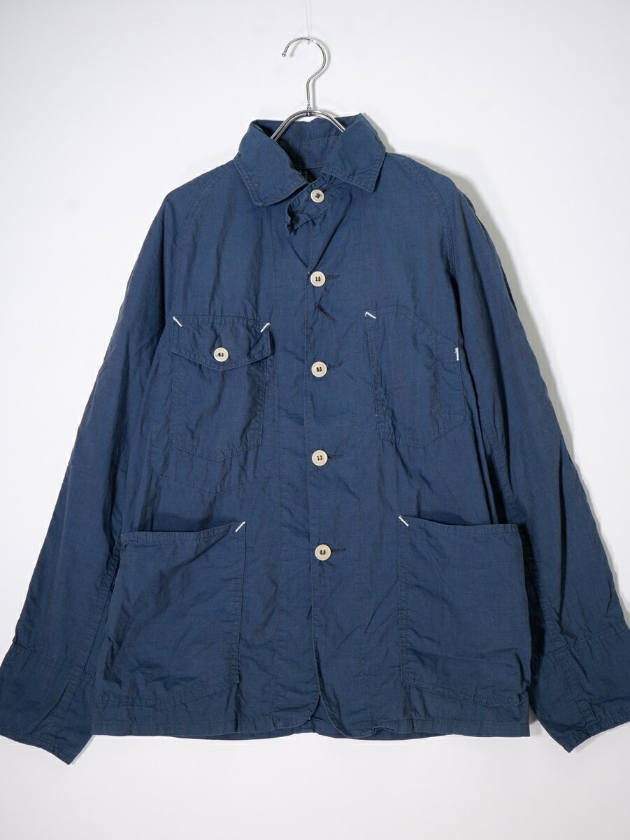Rakuten - POST O'ALLS OVERALLS/ポストオーバーオールズ USA製 ENGINEERS JACKETエンジニアシャツジャケット【MJKA75064】【ネイビー】【XS】【中古】【沖縄.離島以外 送料無料】【DM240528】
