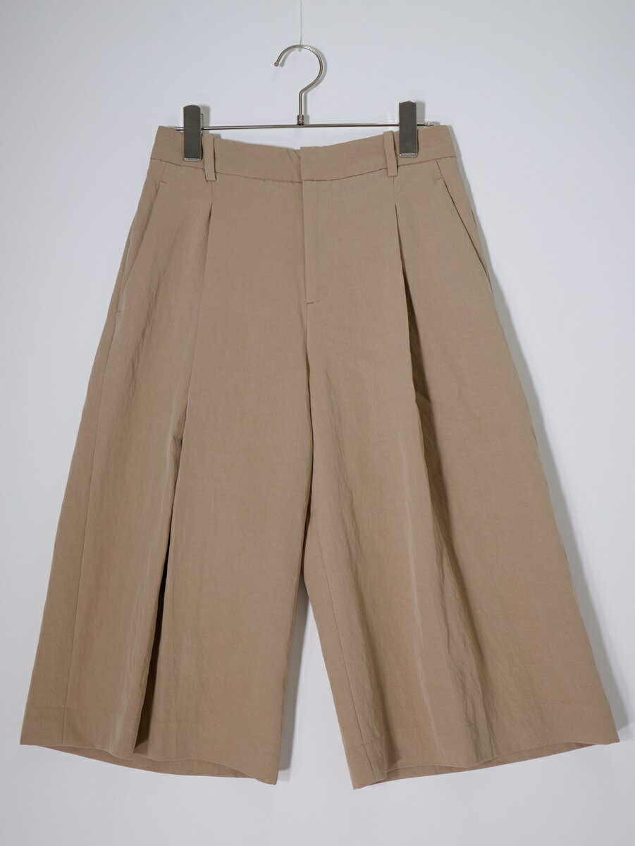 MANGOマンゴMNG 2025年ワイドショーツ パンツ【LHPA79565】【ベージュ】【34】【中古】【沖縄.離島以外 送料無料】【DM251014】