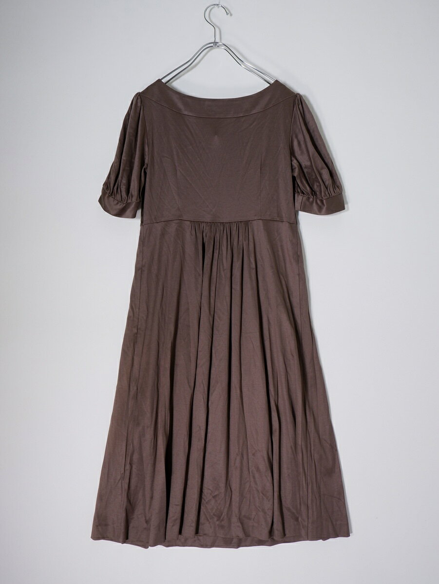 楽天 期間中 ! BURBERRY LONDONバーバリー ロンドン パフスリーブ ギャザージャージードレス ワンピース LOP filt-10065112 ブランド古着の買取販売 渋谷FILT サンプル画像3
