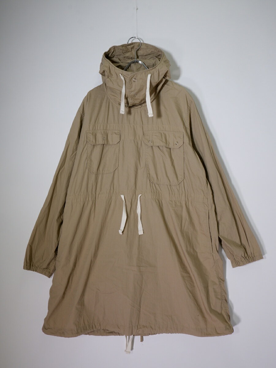 Rakuten - Engineered Garmentsエンジニアードガーメンツ Cagoul Pima Poplin カグールミリタリーアノラックパーカージャケット【MJKA81367】【Khaki（ベージュカーキ）】【M】【中古】【沖縄.離島以外 送料無料】【DM260331】